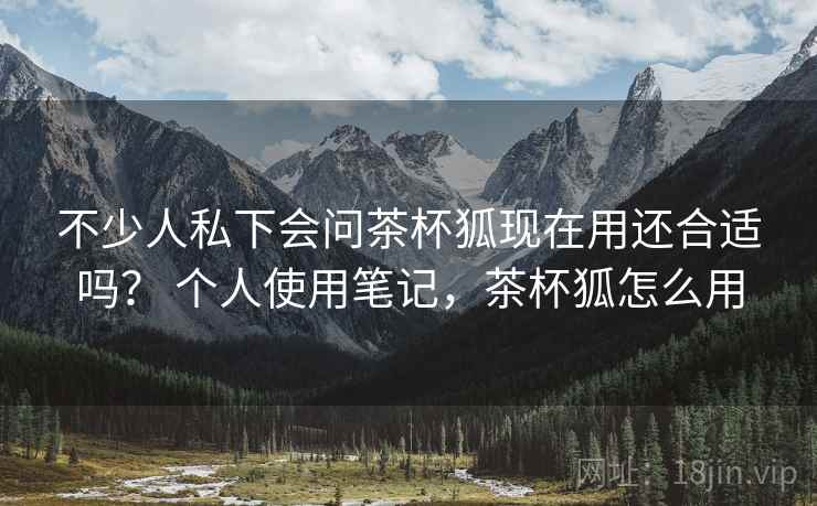 不少人私下会问茶杯狐现在用还合适吗？ 个人使用笔记，茶杯狐怎么用